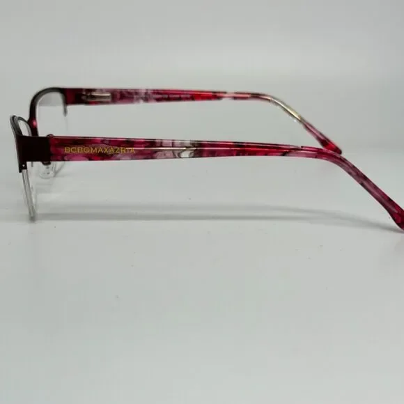 BCBGMaxazria Kana Wine Eyeglasses Frames Womens Pink‎ red 53 17 135 H13576